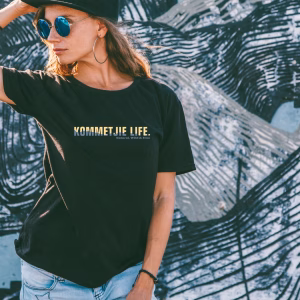 Kommetjie Life tshirt - black
