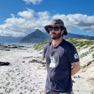 Shipwreck Brewery tshirts_White Rabbit blue_Kommetjie Life